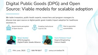 Digital Public Goods and Open Source: Viable models for scalable adoption for healthtechs in Africa?