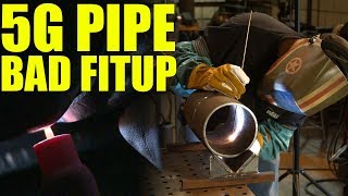 🔥 5G Pipe Welding with Uneven Fit-Up (Everlast PowerTIG 185)