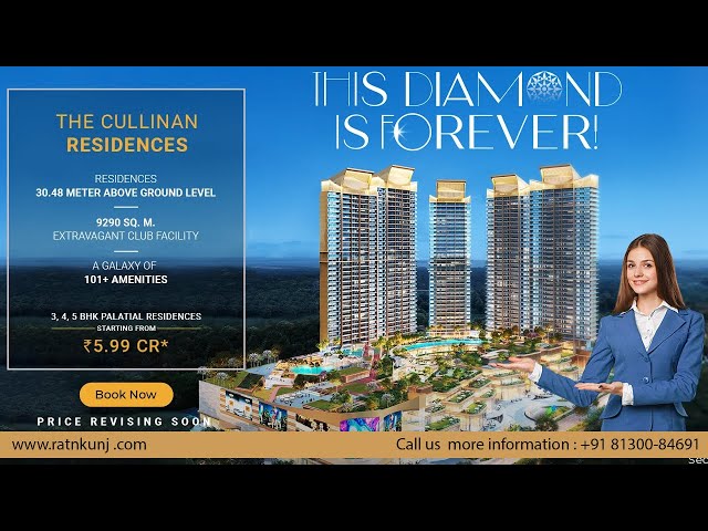 5bhk flat area 5800sqft for sale M3M The Cullinan  Sector 94 Noida