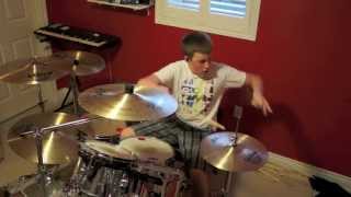 COMBICHRIST - Scarred (drum cover) by 15 y/o Evan Patterson