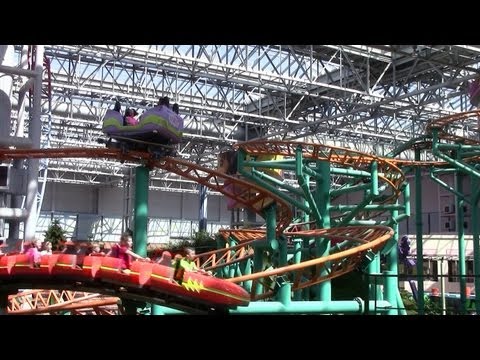 Off-ride footage of a Fairly Odd Coaster train