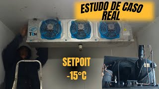 Câmara não gela, não atinge a temperatura, Estudo de caso Refrigeração Comercial