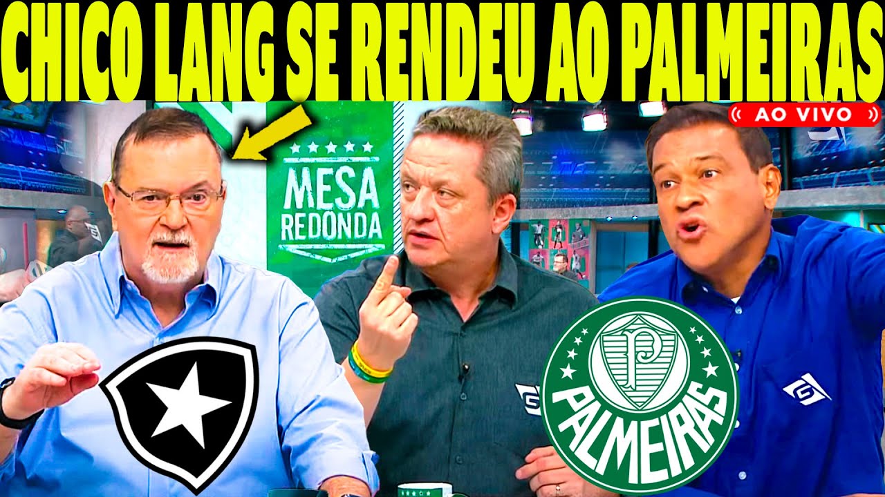 O PALMEIRAS VAI SER TRICAMPEÃO NOVAMENTE! ''EU ACHO QUE ARTHUR JORGE PERDEU O GRUPO DO BOTAFOGO''