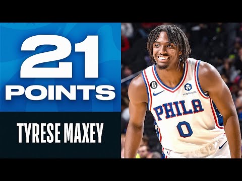 Tyrese Maxey's Second Straight 20 PT Game!