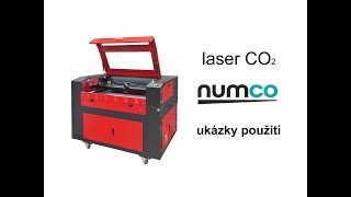 CO<sub>2</sub> lasery NUMCO - ukázky použití