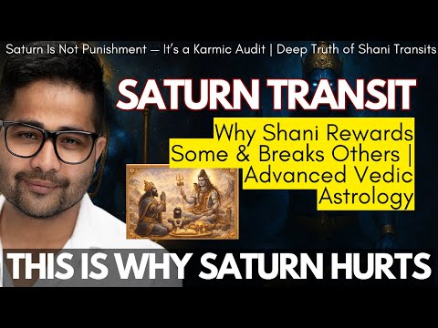 SATURN TRANSITS — THE HIDDEN RULEBOOK | Why Shani Rewards Some & Breaks Others @GISTTClips