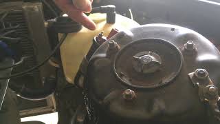 BMW E30 Ignition Coil (Capacitor) Replace, Install & Voltage Test (of Batt and Coil) - Video 2