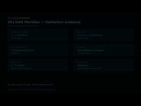 Video OFJ Gold Meridian