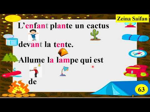 Lire des mots et des phrases page 63 : le son an