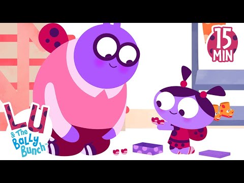 Lu's Happy Moments | Best Moments Compilation | Lu and the Bally Bunch | 9 Story Kids