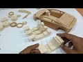 Wooden Art Lamborghini Aventador Wooden Toy Car DIY