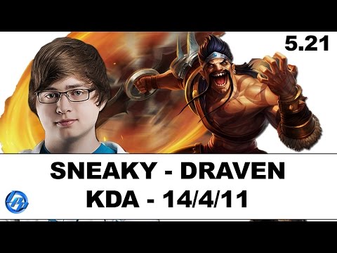 C9 Sneaky - Draven vs Caitlyn - NA SoloQ