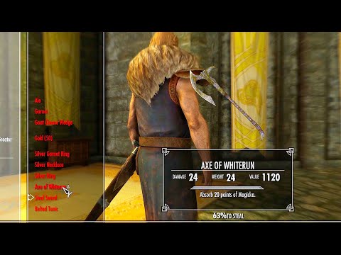 What would be if you stole Axe of Whiterun from Jarl Balgruuf. Skyrim Anniversary Edition