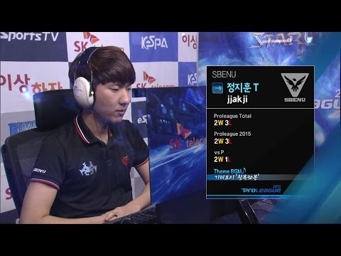 [SPL2015] jjakji(SBENU) vs Dear(Samsung) Set2 Coda -EsportsTV, Starcraft 2