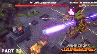 Minecraft Dungeons |Gameplay Walkthrough Part 22 |Overgrown Temple Mission ! Jungle Awakens DLC