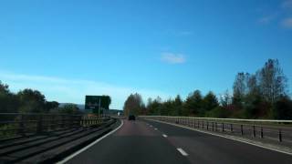 preview picture of video 'Autumn Drive From Perth To Aberuthven Perthshire Scotland October 8th'