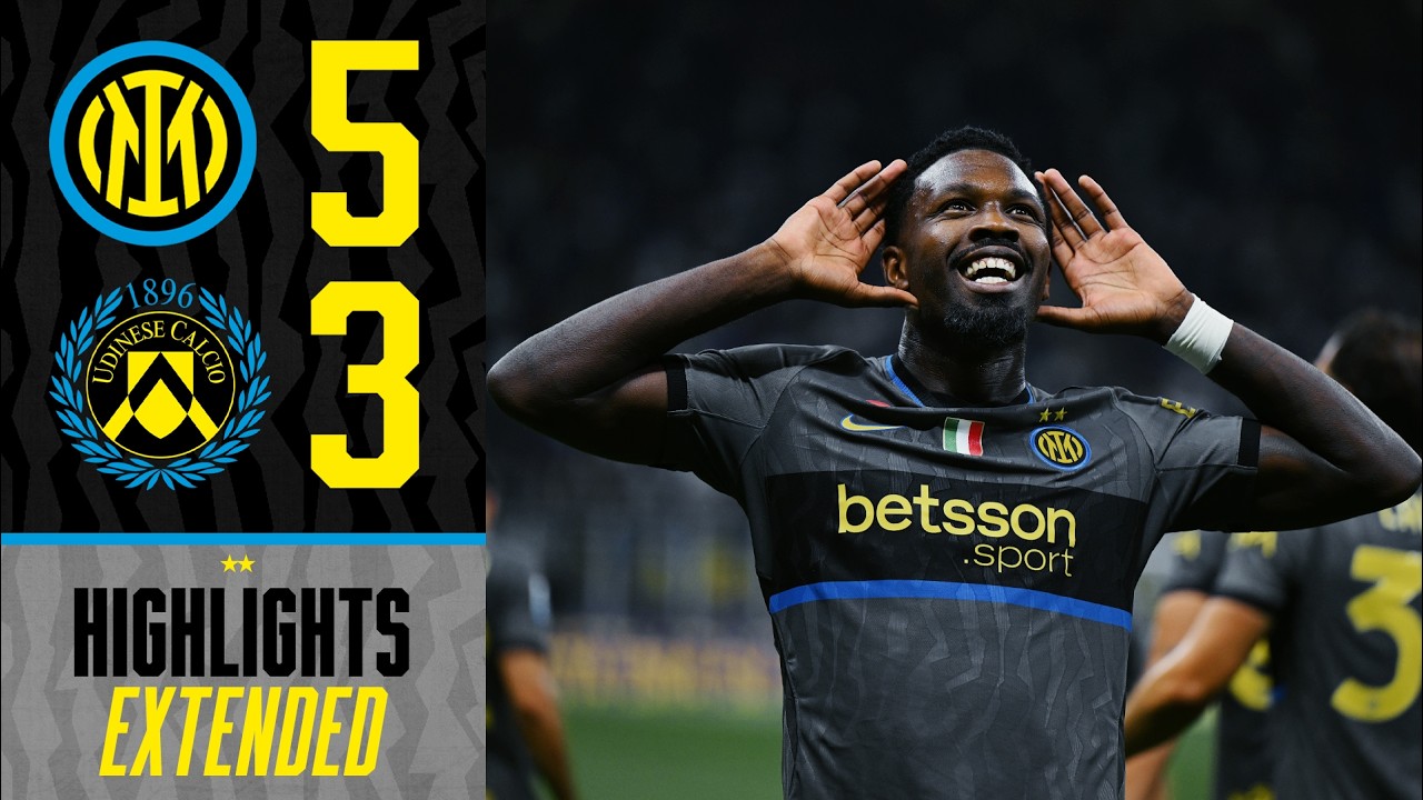 FC Internazionale Milano 5 - 3 Udinese Calcio highlights