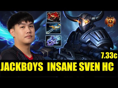 SVEN HC INSANE MATCH JACKBOYS 7.33c TOP MMR DOTA 2 MATCH