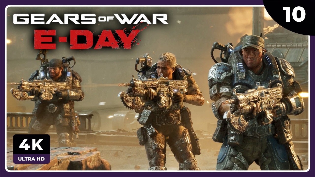 GoW #10 | SIN SALIDA | GEARS OF WAR: E-DAY Gameplay Español