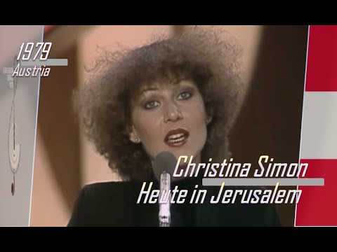 eurovision 1979 Austria 🇦🇹 Christina Simon - Heute in Jerusalem ᴴᴰ