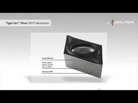 Walter Tools Turning FP4, MP4, RP4 positive universal ISO P indexable inserts