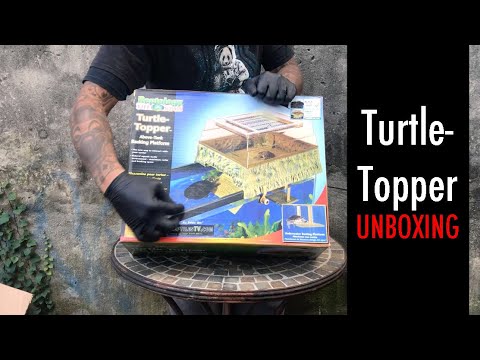 Reptology Life Science Turtle Topper Above-Tank Basking Platform Unboxing