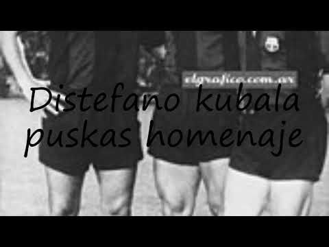 How to pronounce Distefano kubala puskas homenaje in Spanish?