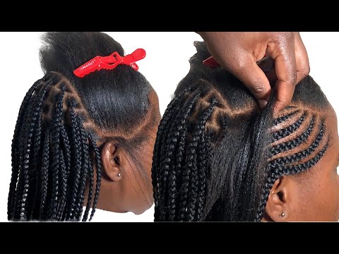 Cornrows to try | feeding in braids vs Knotless...