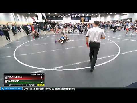 117 Lbs Cons. Round 2 - Aiyana Perkins, OK Vs Bela Madrid, TX 15df