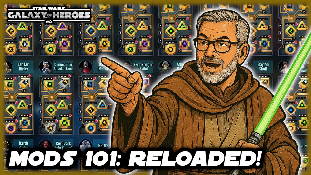 Mods 101 Updated!  How To Manage Your Mods in Star Wars Galaxy of Heroes!