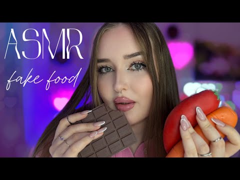 🍫 𝒜𝒮𝑀𝑅🥕Итинг фейковой еды^•^много ЗВУКОВ Р🤍Т🤍А~ 𝙵𝚊𝚔𝚎 𝚏𝚘𝚘𝚍