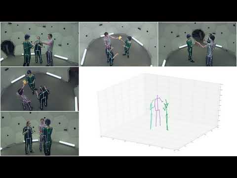 VoxelPose demo results1 on Panoptic dataset