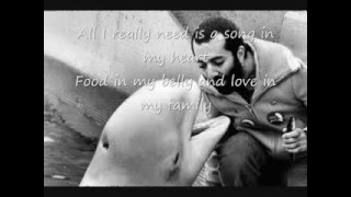 Raffi- All I Really Need with Lyrics