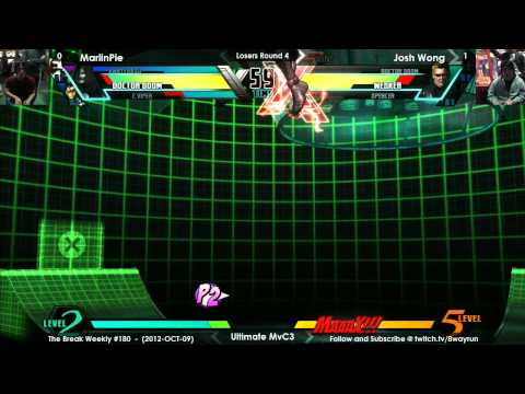 The Break #180   UMvC3 L4   MarlinPie VS Josh Wong
