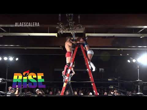 Kylie Rae vs Jake Atlas vs. Priscilla Kelly vs. Hyan v. Jesus Bryce v. RAZE from RISE - LA ESCALERA
