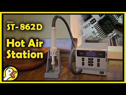 Hot Air Soldering Station Review! Atten ST-862D