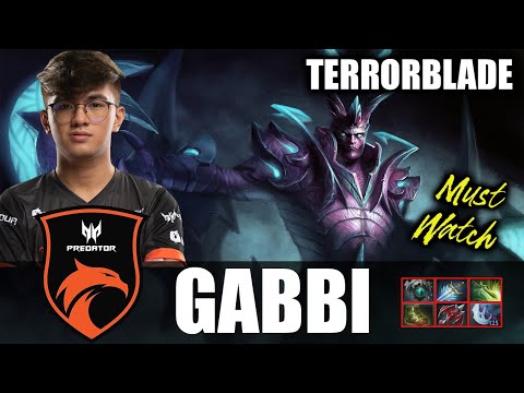Gabbi - TERRORBLADE Safelane - 7.28 - Must watch game - Dota 2 Pro Games - Full Gameplay