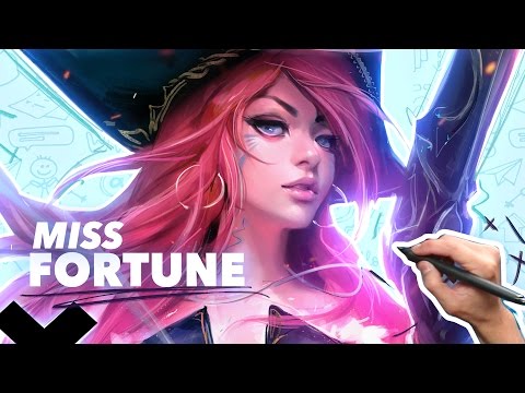Drawing MISS FORTUNE from League of Legends!