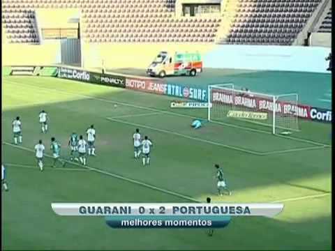 Os gols de Guarani 0 x 2 Portuguesa