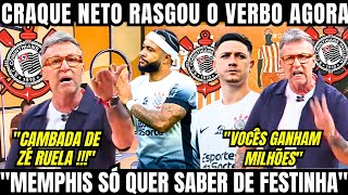 OS DONOS DA BOLA / CRAQUE NETO FURIOSO COM MEMPHIS E CRITICOU AS FESTAS DO JOGADOR DO CORINTHIANS