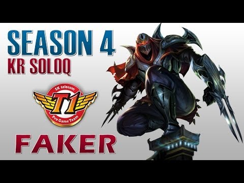 SKT T1 Faker - Zed vs LeBlanc - KR SoloQ