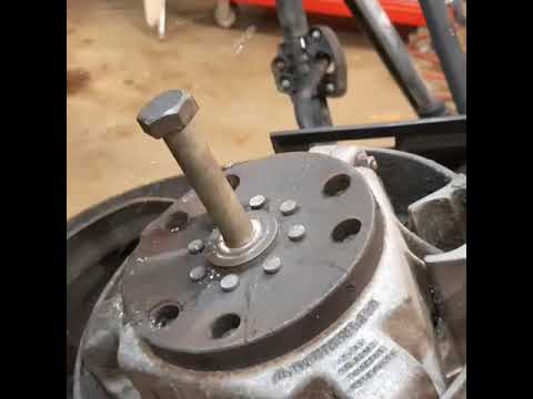 Remove a snowmobile clutch in 30 seconds