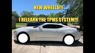 New Wheels on MY 2019 Camaro SS and I Relearn the TPMS system! |Vlog #226