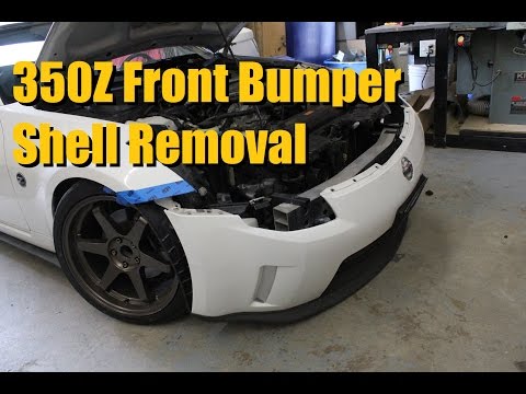 Nissan 350Z Front Bumper Shell Removal | AnthonyJ350
