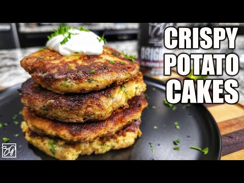 Perfectly Crispy Loaded Potato Cakes
