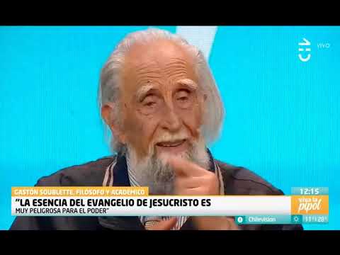 Filosofo chileno Gaston Soublette  habla de Jesucristo y la Salvación del hombre a través de Jesus