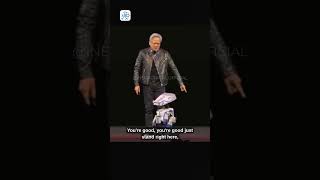 NVIDIA CEO Jensen Huang Talks to Robot Blue Like a Friend! 🤖💬 #AI #Robotics #NVIDIA #Shorts