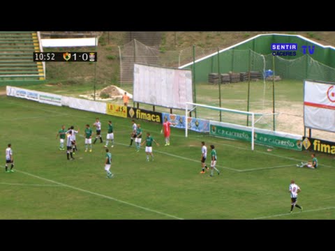 Resumen partido: CP Cacereño - FC Cartagena (2ª'B' G.IV 14/15)