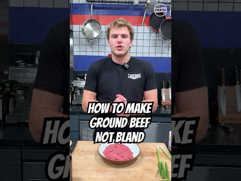 How to make Ground Beef NOT suck. Elevate it w/ this sauce, & enjoy it with @Pepsi