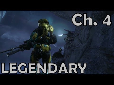 Halo: Reach | Mission 4 - Nightfall | Legendary Solo Walkthrough Playthrough